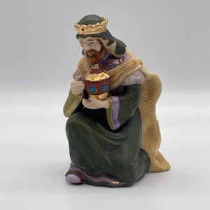 THOMAS KINKADE NATIVITY KING MELCHIOR SCULPTURE